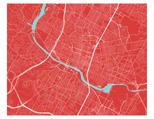 Charger l&#39;image dans la galerie, Affiche cartographique de Austin - Style Classique
