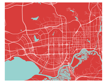 Charger l&#39;image dans la galerie, Affiche cartographique de Shenzhen - Style Classique
