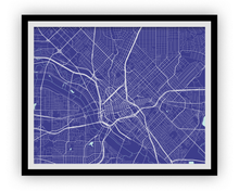 Charger l&#39;image dans la galerie, Dallas Map Print - Choose your color
