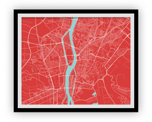 Load image into Gallery viewer, Cairo Map Print - Choose your color
