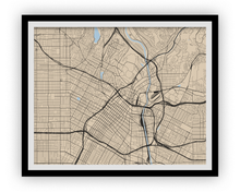 Load image into Gallery viewer, Los Angeles Map Print - Any Color You Like
