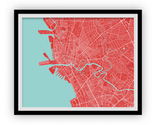 Charger l&#39;image dans la galerie, Manila Map Print - Choose your color
