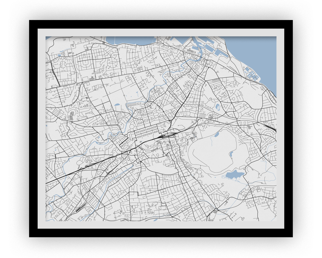 Edinburgh Map Print - Any Color You Like