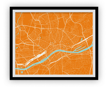 Charger l&#39;image dans la galerie, Frankfurt Map Print - Choose your color
