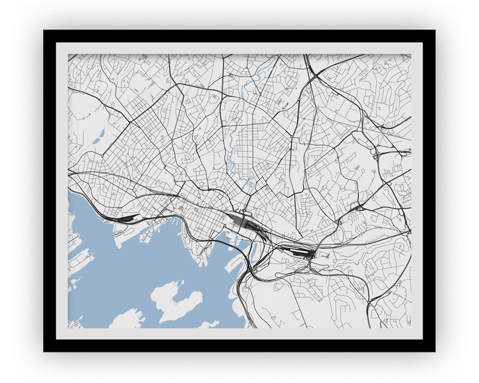 Oslo Map Print - Any Color You Like