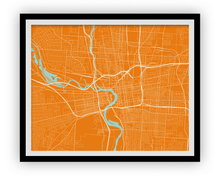 Load image into Gallery viewer, Columbus Map Print - Choose your color
