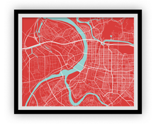 Load image into Gallery viewer, Taipei Map Print - Choose your color
