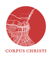 Load image into Gallery viewer, Corpus Christi Map Print - City Map Poster
