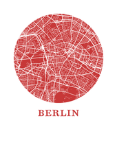 Load image into Gallery viewer, Berlin Map Print - City Map Poster
