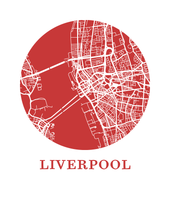 Charger l&#39;image dans la galerie, Affiche cartographique de Liverpool - Style OMap
