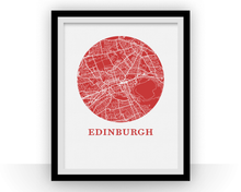 Load image into Gallery viewer, Edinburgh Map Print - City Map Poster
