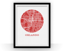 Load image into Gallery viewer, Orlando Map Print - City Map Poster
