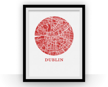 Load image into Gallery viewer, Dublin Map Print - City Map Poster
