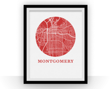 Load image into Gallery viewer, Montgomery Map Print - City Map Poster
