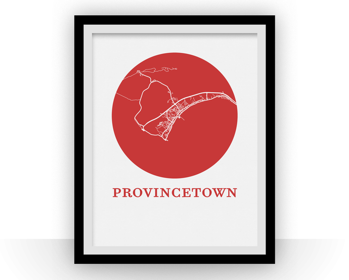 Provincetown Map Print - City Map Poster