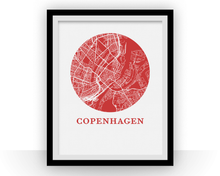 Load image into Gallery viewer, Copenhagen Map Print - City Map Poster
