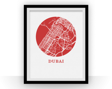 Load image into Gallery viewer, Dubai Map Print - City Map Poster
