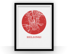 Load image into Gallery viewer, Helsinki Map Print - City Map Poster
