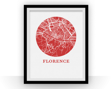 Load image into Gallery viewer, Florence Map Print - City Map Poster
