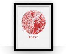 Charger l&#39;image dans la galerie, Tokyo Map Print - City Map Poster
