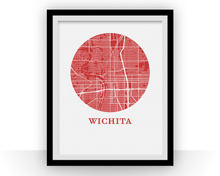 Charger l&#39;image dans la galerie, Wichita Map Print - City Map Poster
